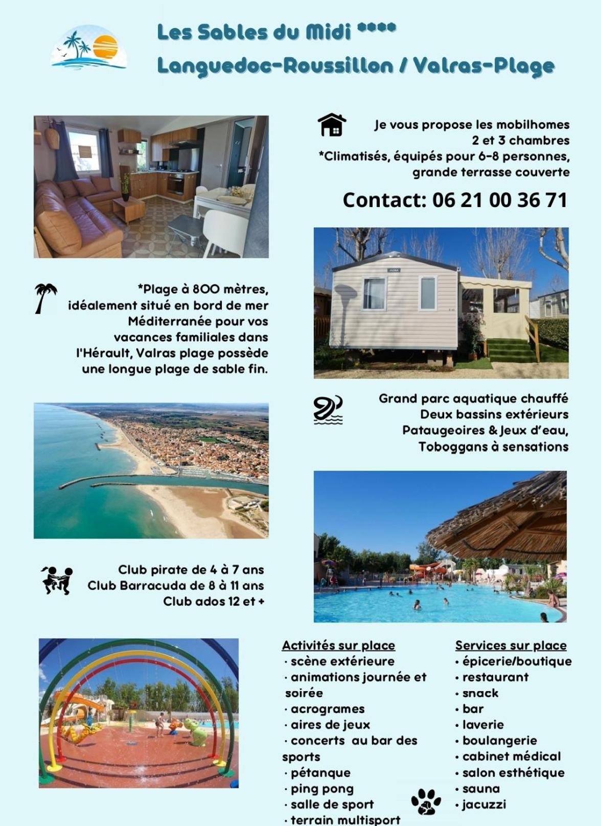 Les Sables Du Midi Hotel Valras-Plage Bagian luar foto