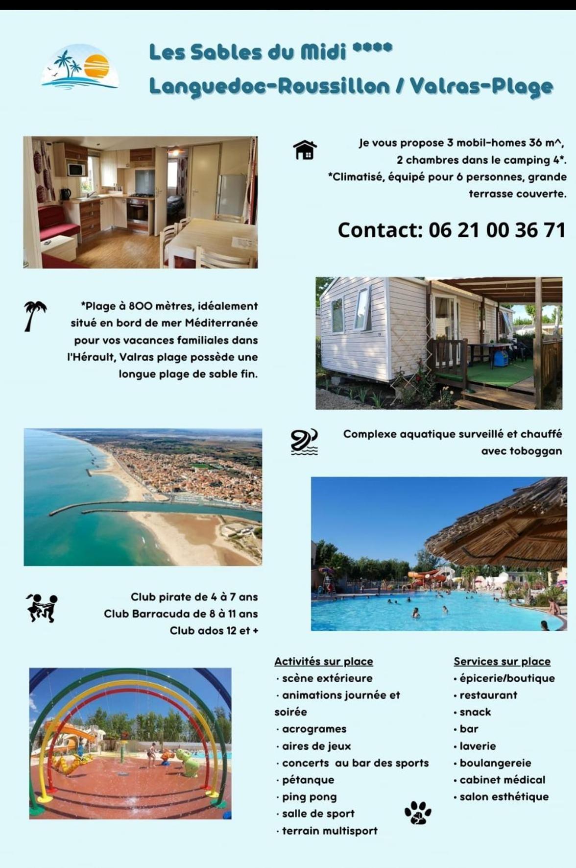 Les Sables Du Midi Hotel Valras-Plage Bagian luar foto